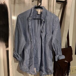H&M Sky Blue Men's Casual Shirt